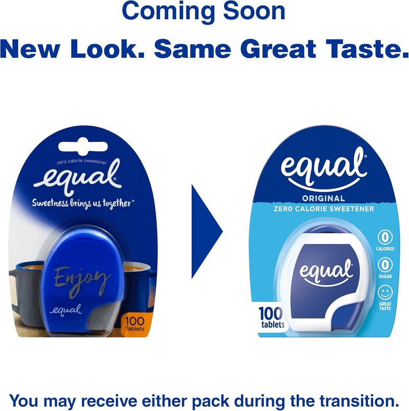 Equal Aspartame Zero Calorie Sweetener 100 Tablets - Image 3